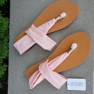 NWT Sandalup Yoga Sling Sandals Size 7 Pink